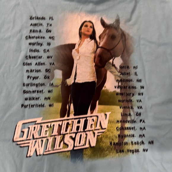 Gretchen Wilson tour tshirt unisex XXL - Picture 5 of 7
